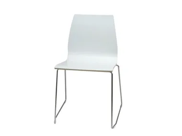 CLOUD - Sled base wooden chair by Vela Arredamenti - view 2
